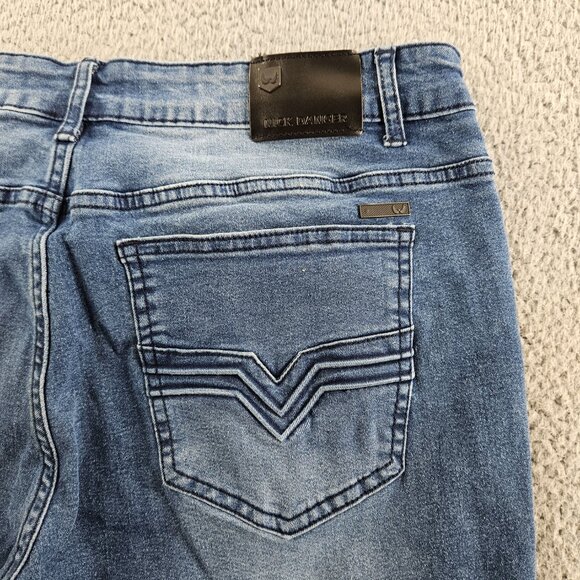 Nick Danger Jeans Mens 36x30 Blue Slim Fit Straight‎ Supreme Flex Stretch - Picture 14 of 16